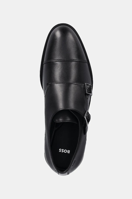 Kožené polobotky BOSS Tayil černá 50529115.001