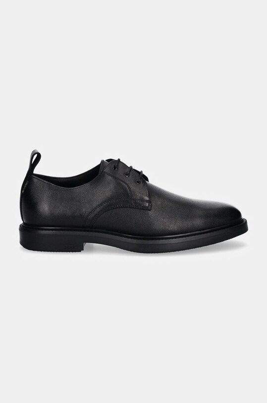 Шкіряні туфлі BOSS Larry 50529144.001 чорний NC24