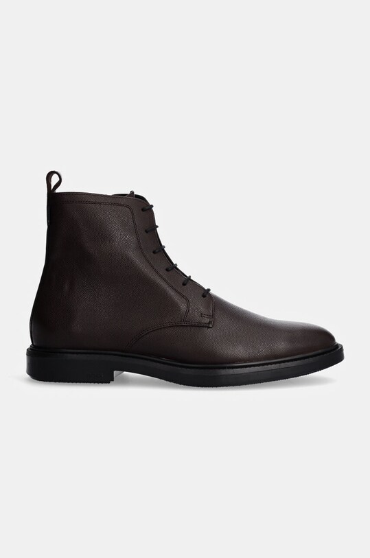 BOSS pantofi inalti de piele Larry 50529154.201 maro NC24