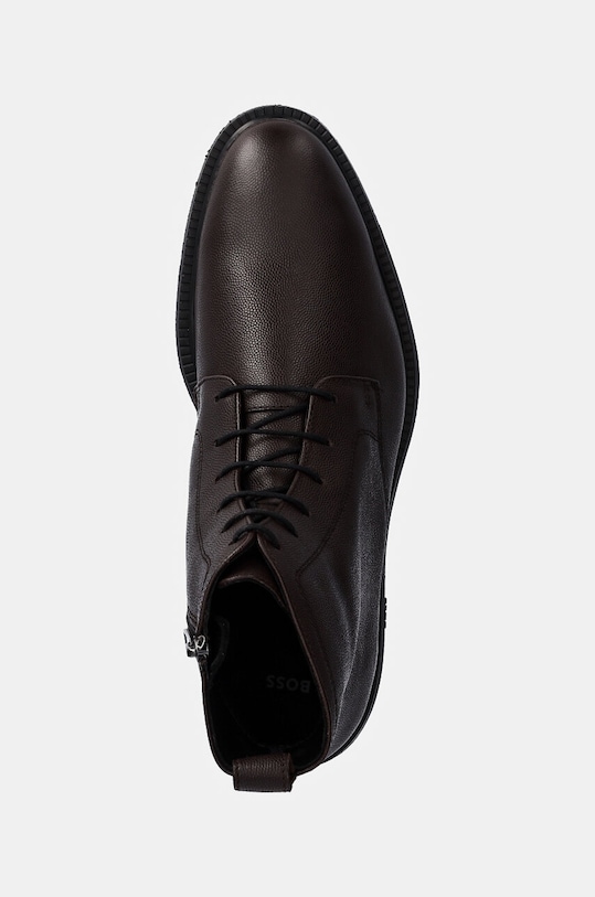 Kožené topánky BOSS Larry hnedá 50529154.201