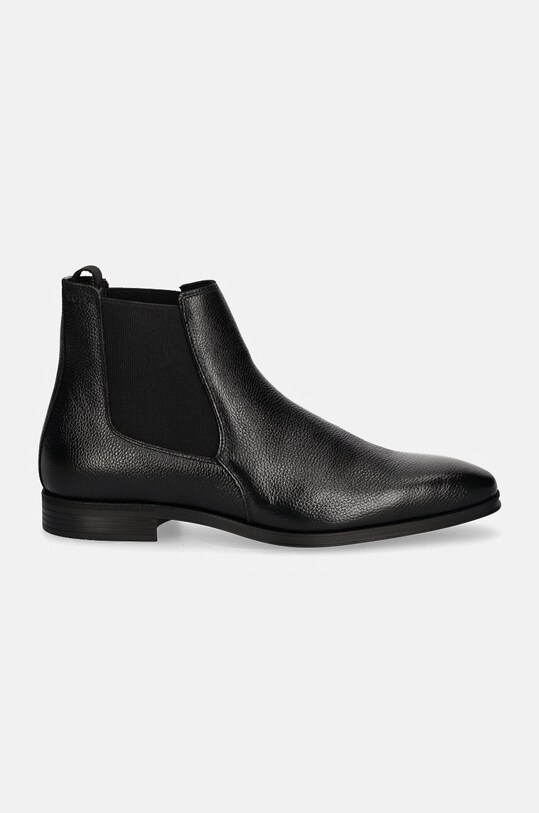 Кожаные полусапоги BOSS Theon 50529228.001 чёрный AW24