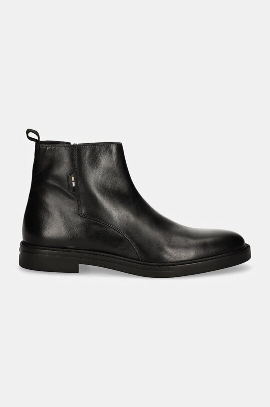 Шкіряні черевики BOSS Calev 50529254.001 чорний AW24