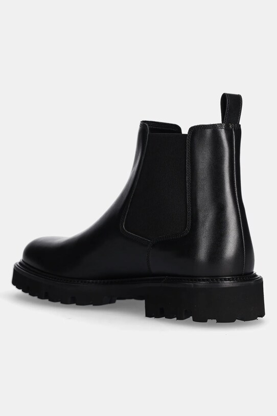 Obuwie BOSS sztyblety skórzane Julyo 50529269.001 czarny