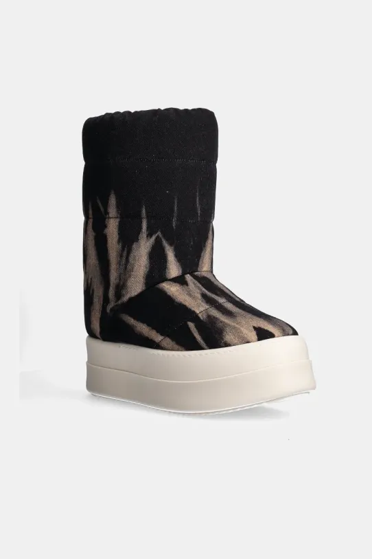 Sněhule Rick Owens Mega Bumper Lunar jemné zateplení černá DU02D2838.DBSUPA