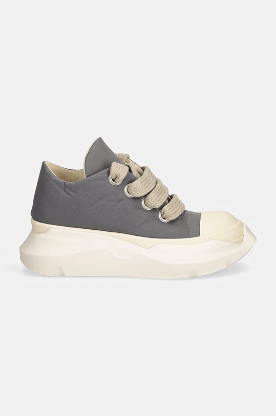 Rick Owens scarpe da ginnastica Jumbo Laces Abstract Low Sneak DU02D2845.MUPAW2 grigio AW24