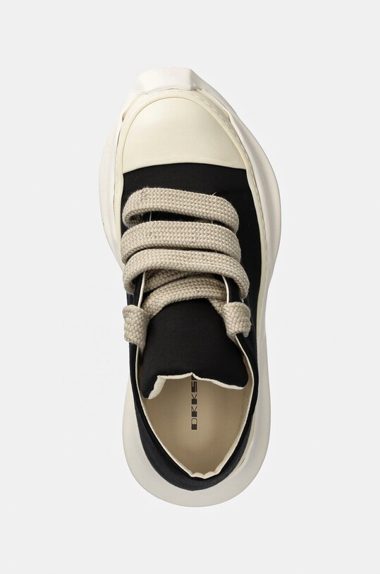 Кеды Rick Owens Jumbo Laces Abstract Low Sneak чёрный DU02D2845.MUPAW2