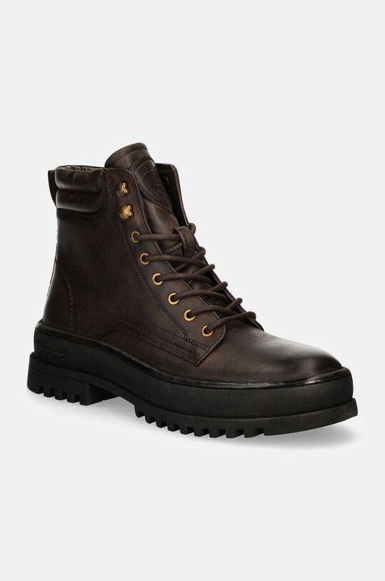 Blauer bocanci de piele IUKA cu snur maro F4IUKA01.LEA