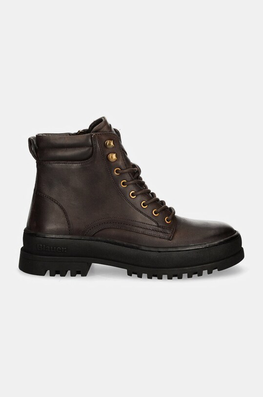 Blauer bocanci de piele IUKA F4IUKA01.LEA maro AW24