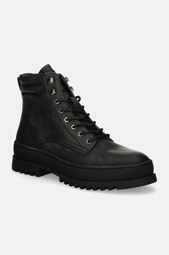 Кожаные ботинки Blauer IUKA кожа чёрный F4IUKA01.LEA