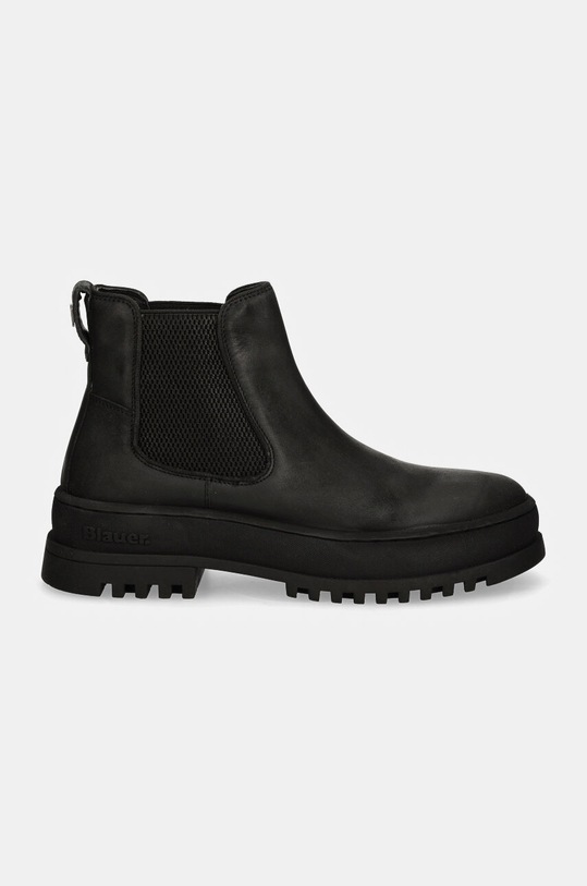 Blauer stivaletti chelsea in pelle IUKA F4IUKA02.LEA nero AW24