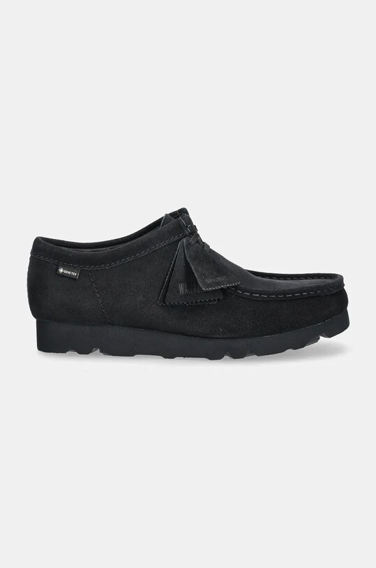 Σουέτ κλειστά παπούτσια Clarks Originals Wallabee Gore-Tex 26179251 μαύρο AW24