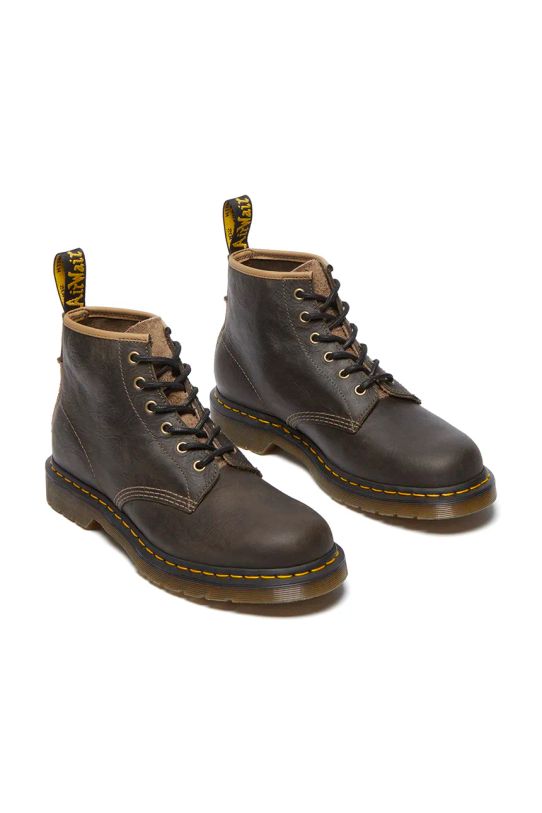 Шкіряні черевики Dr. Martens 101 DM31872777 коричневий AW24