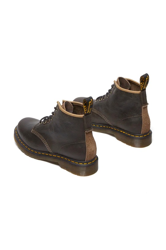 Dr. Martens leather biker boots 101 DM31872777 brown