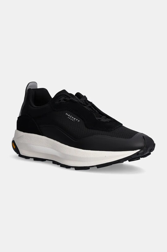 Hackett London sneakers STUDIO ARROW textil negru HMS21401