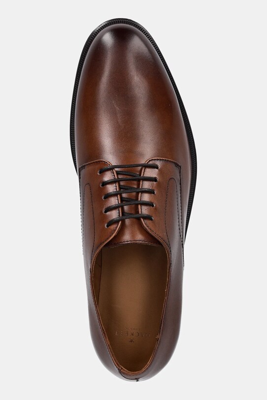 Hackett London pantofi de piele DUKE MASTER maro HMS21407