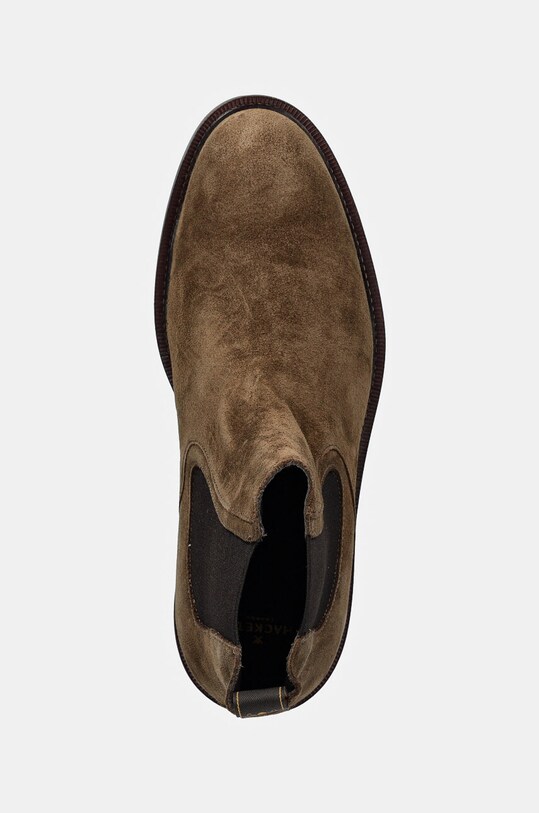 Hackett London botine din piele intoarsa EGMONT MASTER maro HMS21409
