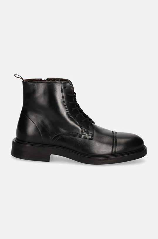 Шкіряні черевики Hackett London EGMONT RANGE HMS21411 чорний AW24