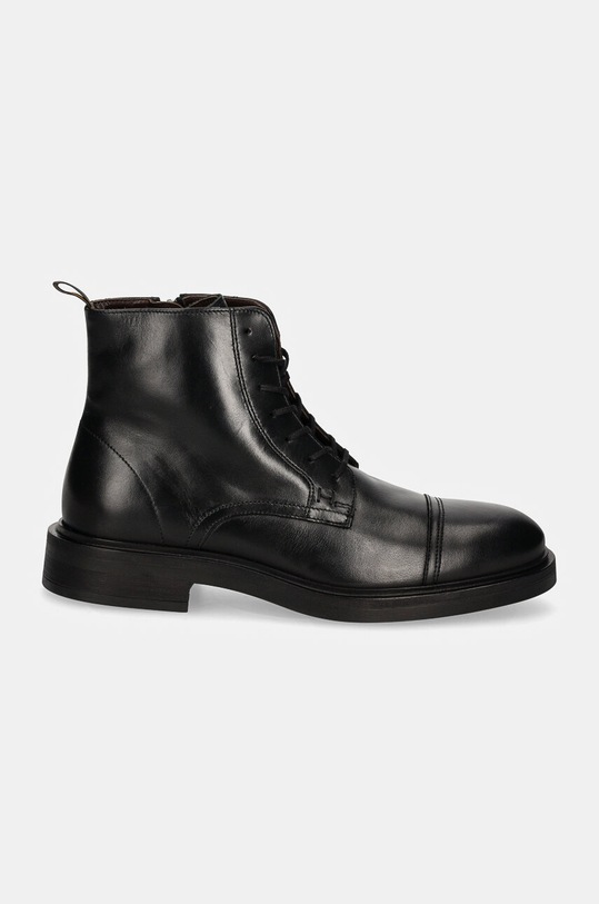 Kožené boty Hackett London EGMONT RANGE HMS21411 černá AW24