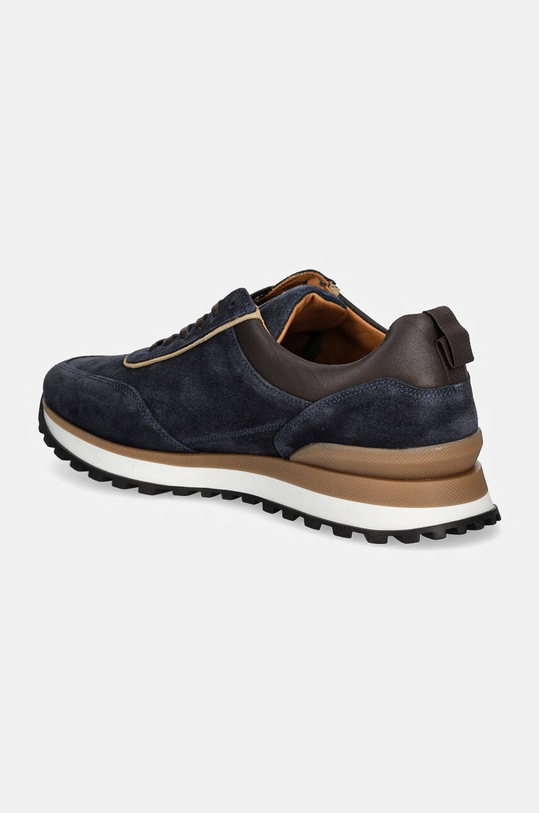 Scarpe Hackett London sneakers in pelle CHAD ACTIVE HMS21414 blu navy