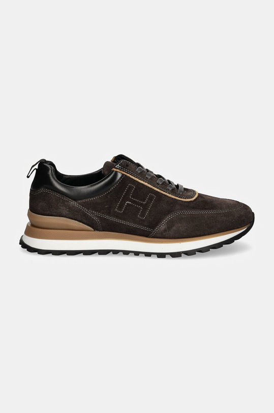 Hackett London sneakers din piele CHAD ACTIVE HMS21414 maro AW24