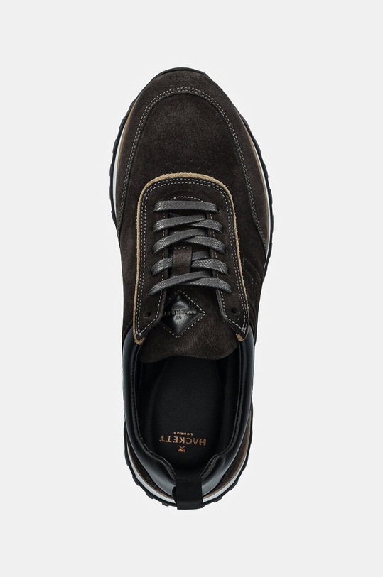 Hackett London sneakers din piele CHAD ACTIVE maro HMS21414