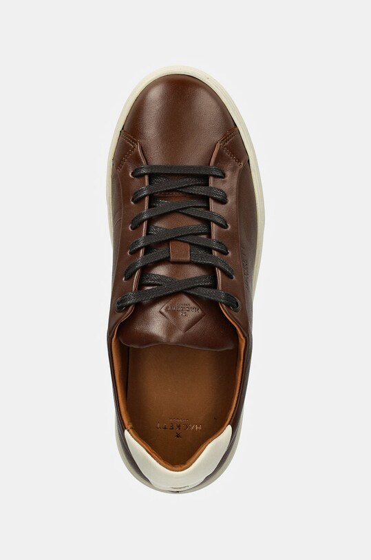 Hackett London sneakers din piele HACKNEY CLASSIC maro HMS21417