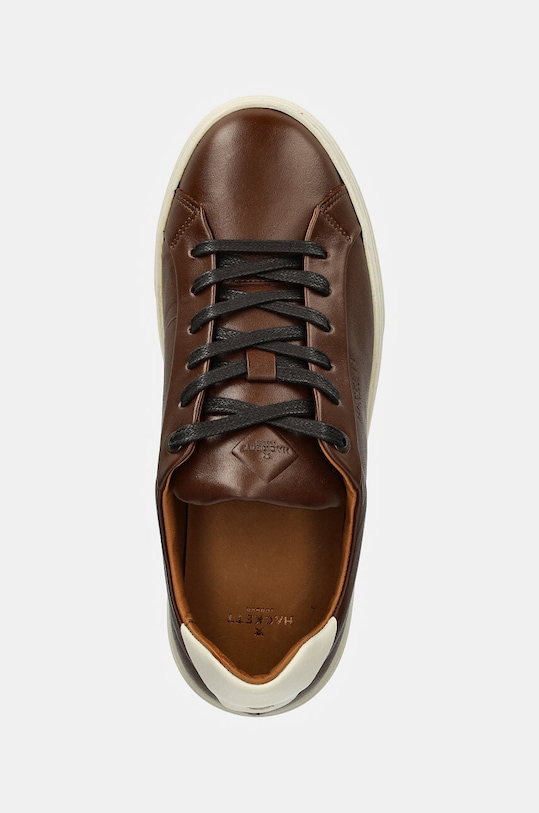 Kožené tenisky Hackett London HACKNEY CLASSIC hnědá HMS21417