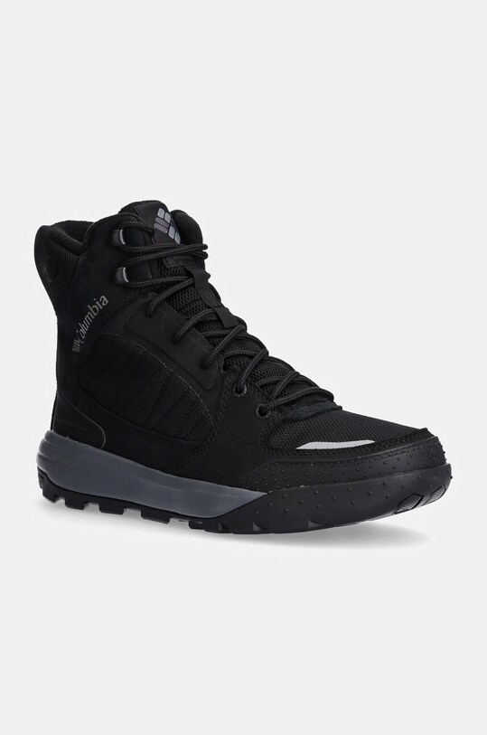 Topánky Columbia Portlander semišová koža čierna 2078941