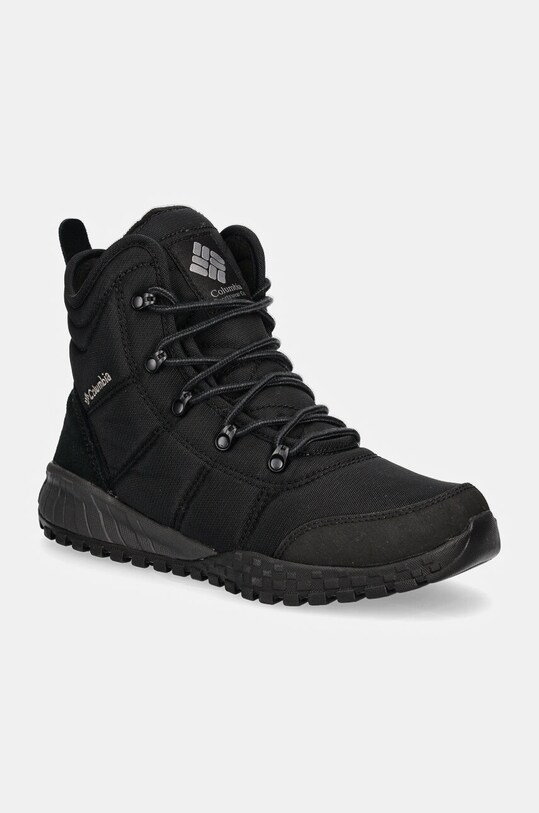 Columbia pantofi Fairbanks piele întoarsă negru 2100831