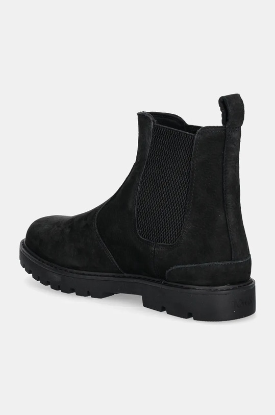 Obuwie Toms sztyblety nubukowe GRIFFIN 10021376 czarny