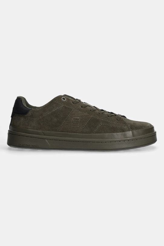 G-Star Raw sneakersy zamszowe Recruit GR533068AM zielony AW24