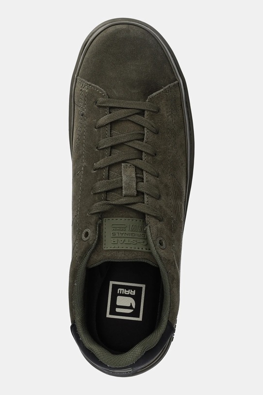 Замшеві кросівки G-Star Recruit зелений GR533068AM