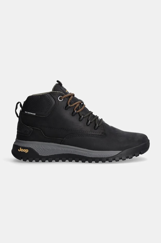 Παπούτσια nubuck Jeep CANYON MID WP JM42150A μαύρο AW24