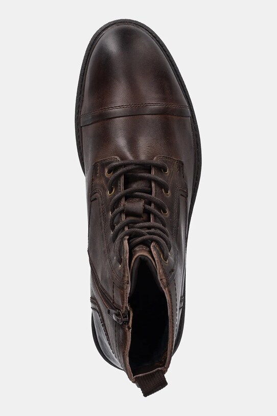 Kožne cipele Jeep WOODLAND BOOT smeđa JM42040A