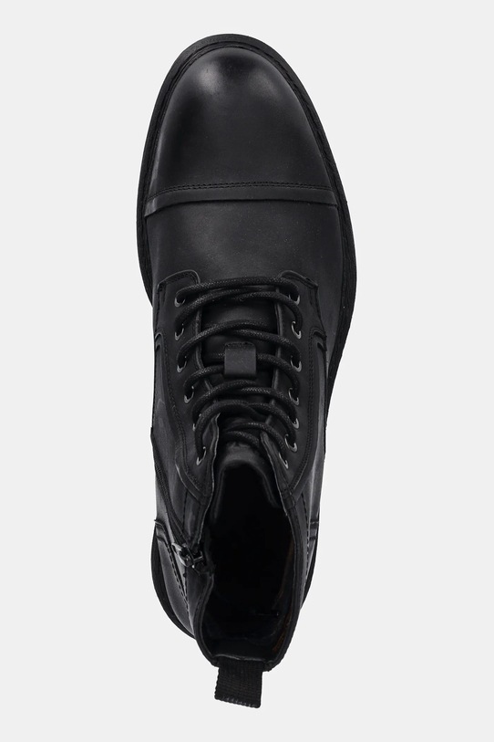 Δερμάτινα παπούτσια Jeep WOODLAND BOOT μαύρο JM42040A