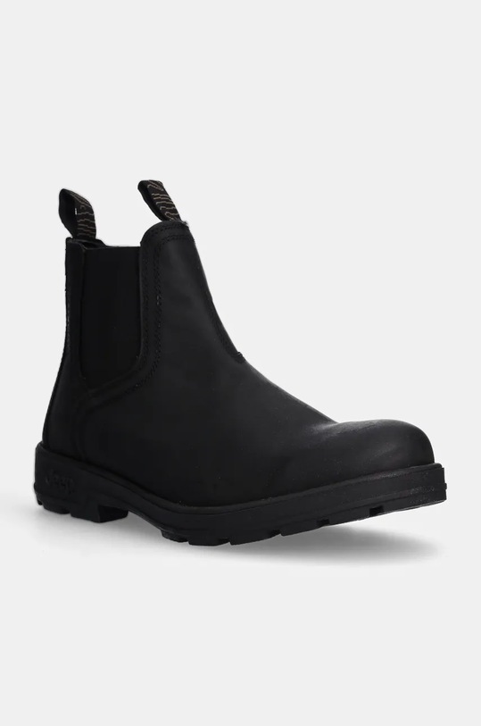 Μποτάκια nubuck Jeep QUAD υφασμάτινο μαύρο JM42010A