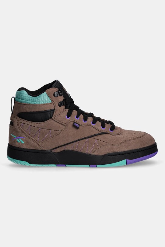 Reebok sneakers din piele intoarsă BB 4000 II MID 100201347 maro AW24