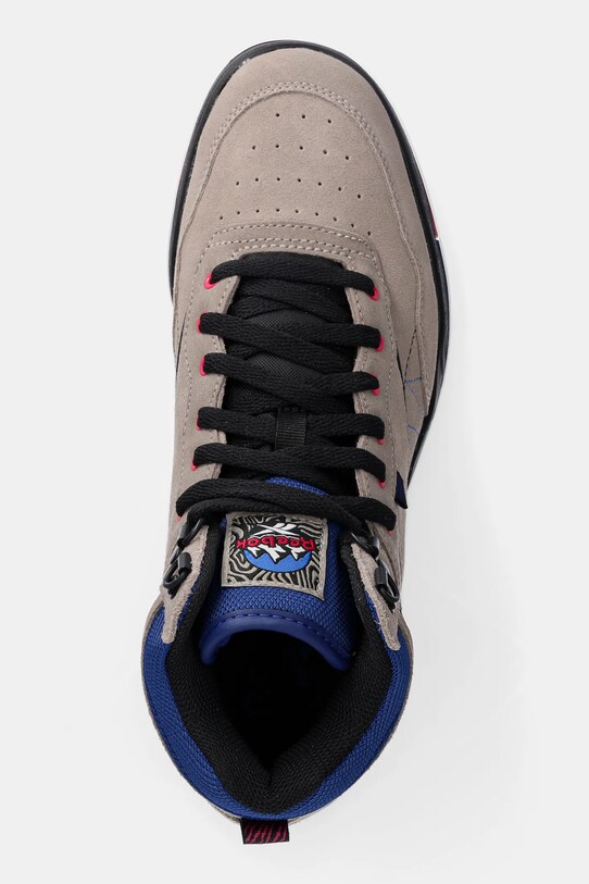 Semišové tenisky Reebok BB 4000 II MID béžová 100201346