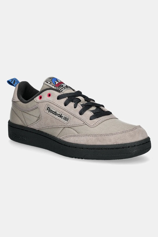 Reebok Classic sneakersy CLUB C 85 tekstylny brązowy 100201188