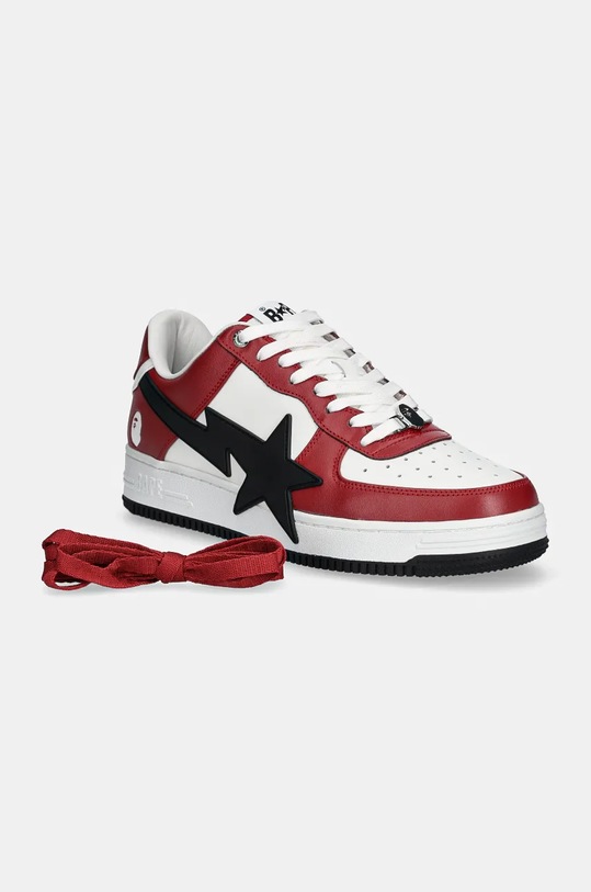A Bathing Ape STA OS #2 M2 1K70191309 czerwony