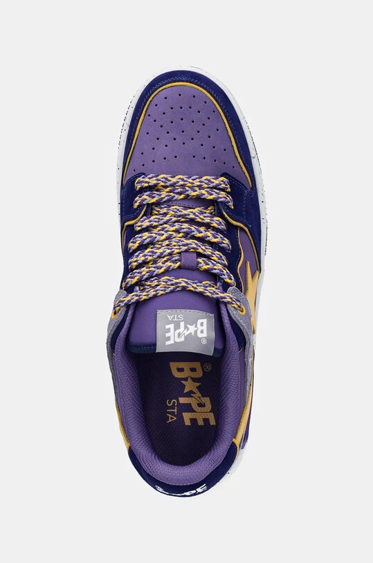 A Bathing Ape sneakers in pelle SK8 STA #4 M2 violetto 1K80191313