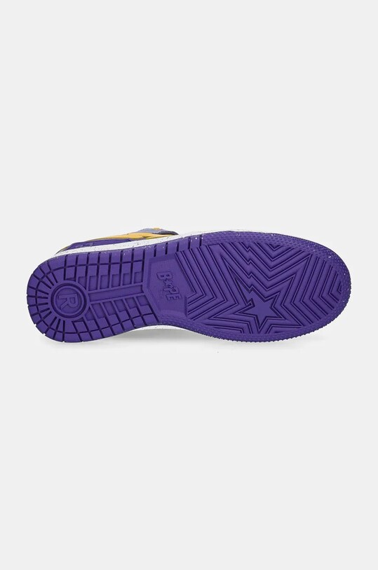 A Bathing Ape sneakers in pelle SK8 STA #4 M2 1K80191313 violetto