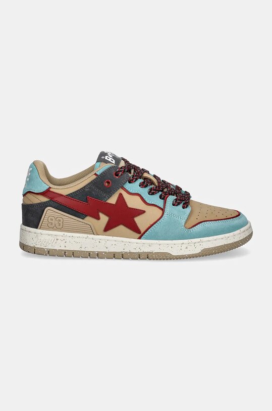 A Bathing Ape sneakers in pelle SK8 STA #4 M2 1K80191313 beige AW24