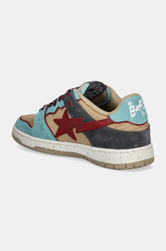 Scarpe A Bathing Ape sneakers in pelle SK8 STA #4 M2 1K80191313 beige