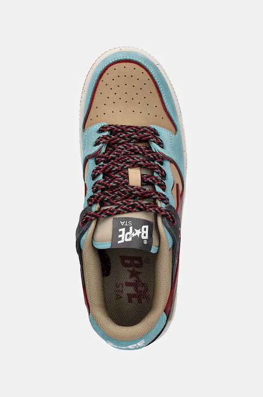 A Bathing Ape leather sneakers SK8 STA #4 M2 beige 1K80191313