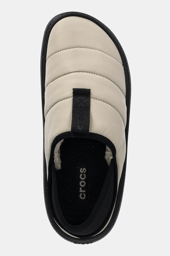 Crocs papuci de casa Classic Puff Moc bej 210706.0LK