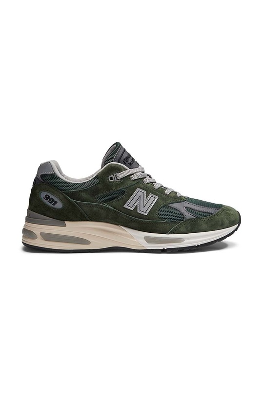 Tenisky New Balance 991v2 Kombu syntetický zelená U991GR2
