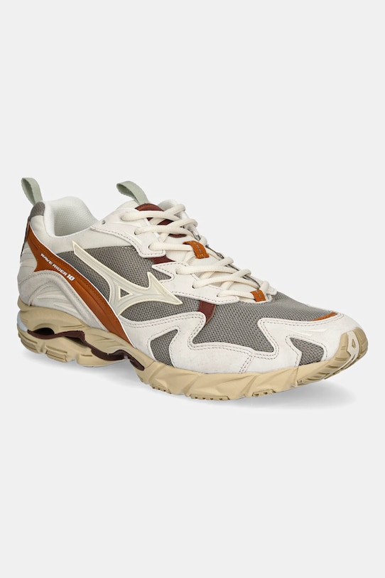 Tenisky Mizuno WAVE RIDER 10 PREMIUM semišová koža béžová D1GA2471