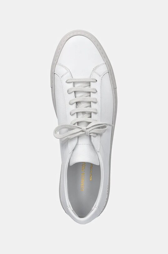 Common Projects sneakers din piele Achilles Contrast Bumpy alb 2432.0506