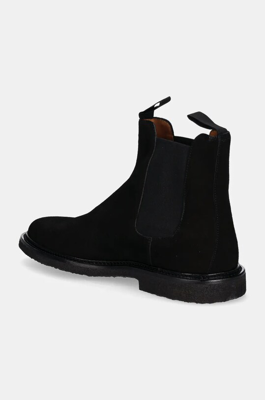 Încălțăminte Common Projects botine din piele intoarsa Chelsea in Waxed Suede 2446.7547 negru